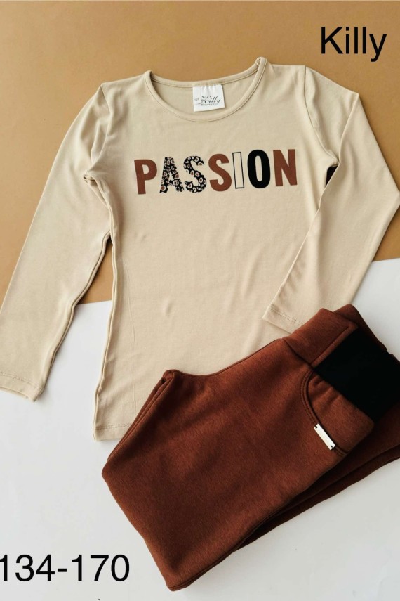 Killy design barna warm meleg nadrág 