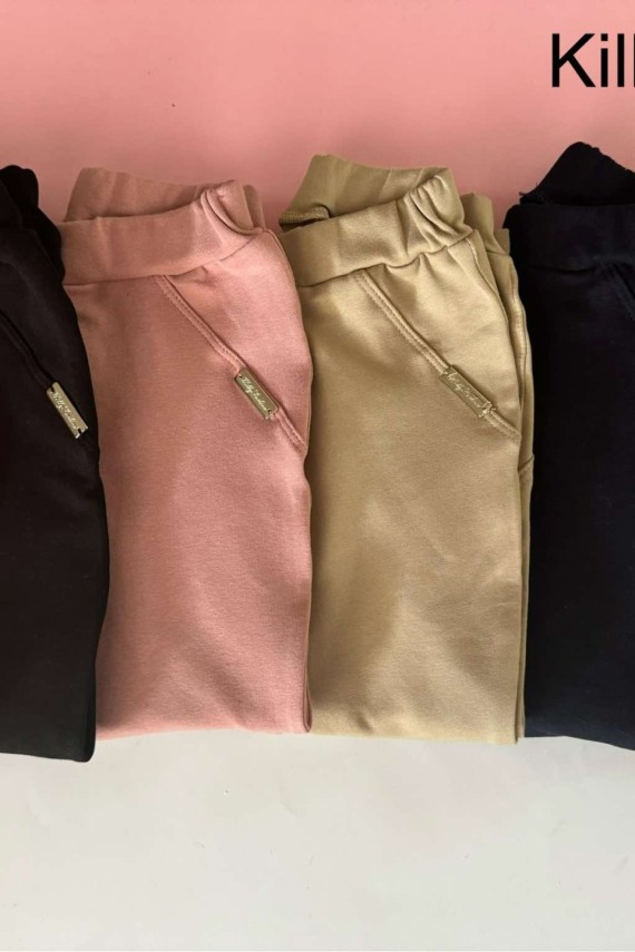 Killy design bolyhos melegebb piros nadrág 