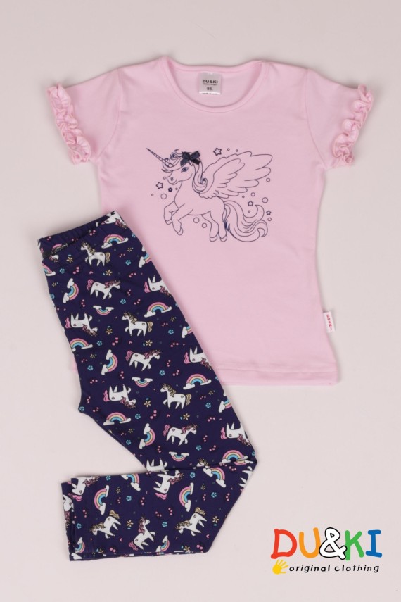 Du&ki kék unikornis szett 