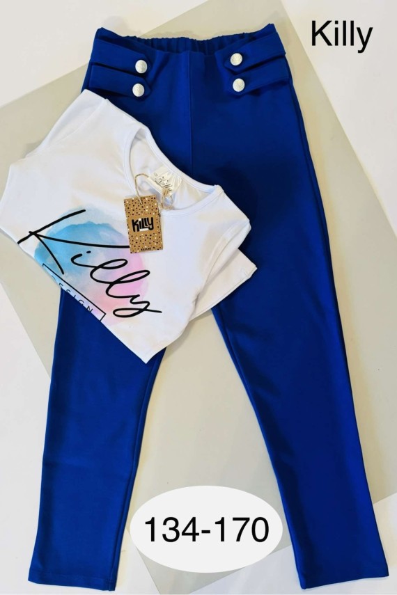 Killy design kék nadrágos szett 