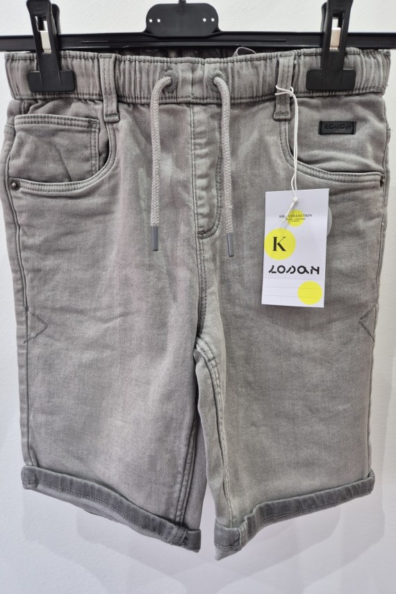 Losan állítható derekú farmer bermuda 