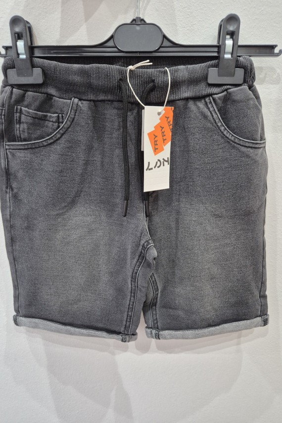 Losan állítható derekú farmerhatású bermuda 