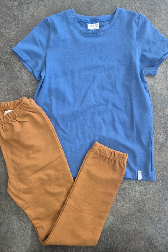 Linini kék-barna szett 