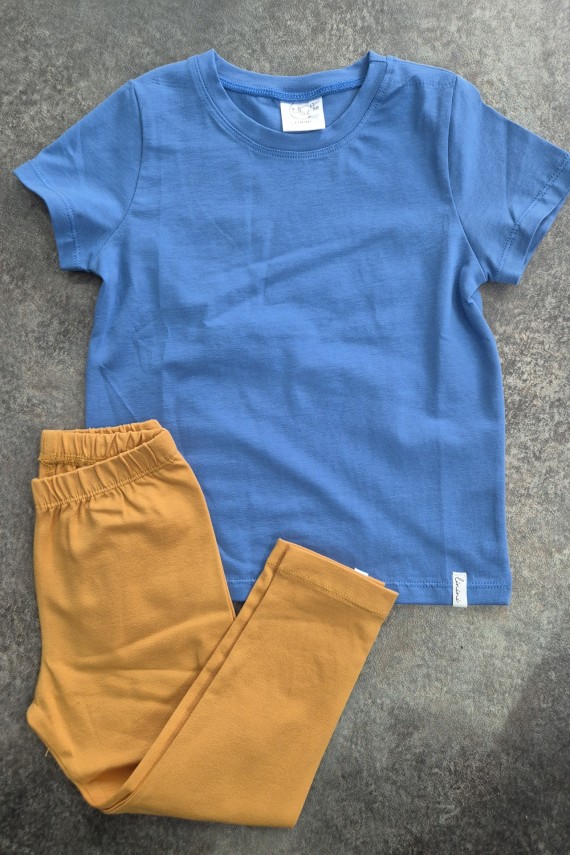 Linini kék-barna szett 