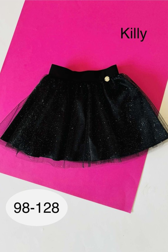 Killy design fekete alkalmi szoknya 