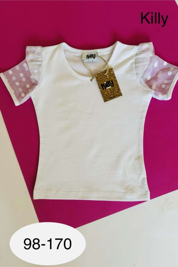 Fehér alkalmi nagylány felső 