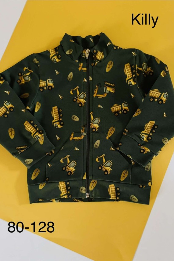 Killy design munkagépes kardigán 