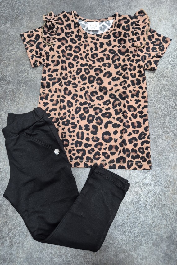 Párducos lininis szett 