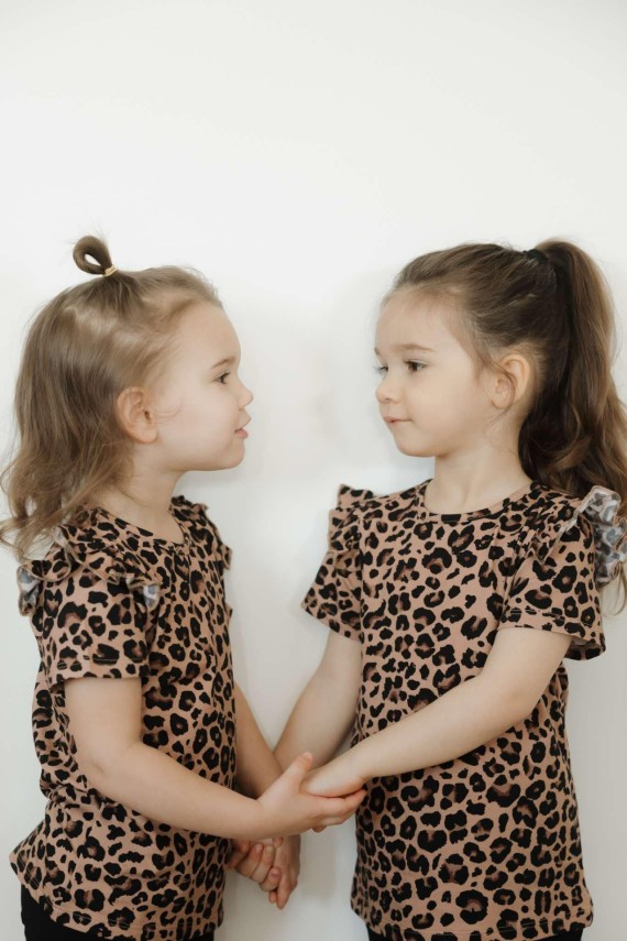 Linini párducos tunika 