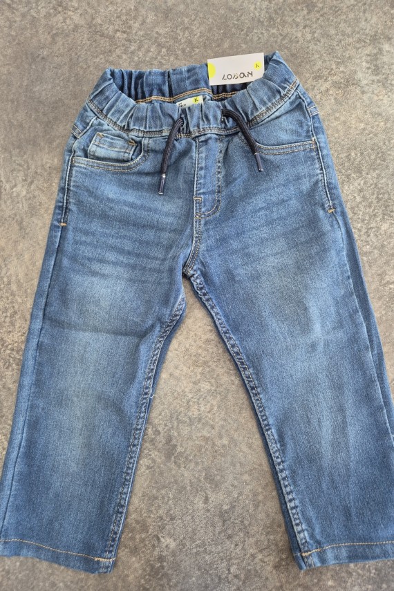 Losan állítható, gumis derekú kényelmes, puha anyagú fiú farmer 