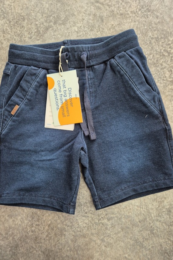 Boboli farmerhatású bermuda nadrág sötétkék színben 