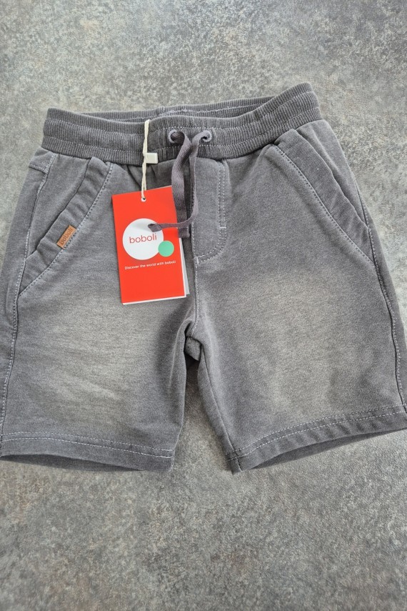Boboli farmerhatású bermuda nadrág szürke színben 