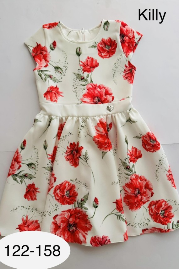 Killy design pipacsos ruha 