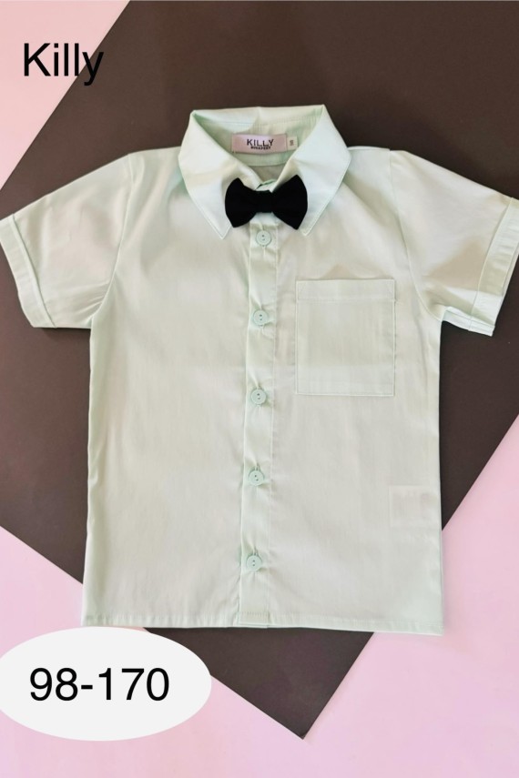 Killy design csinos menta színű alkalmi rövid ujjú ing