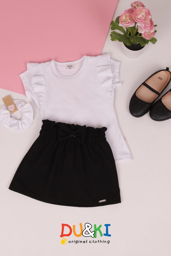 Du&ki LepkeLili póló fehér 