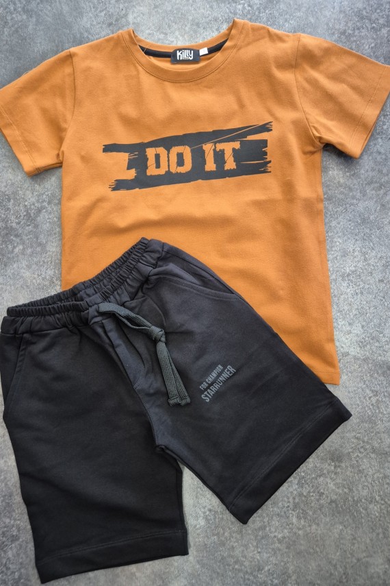 Killy design barna pólós szett 