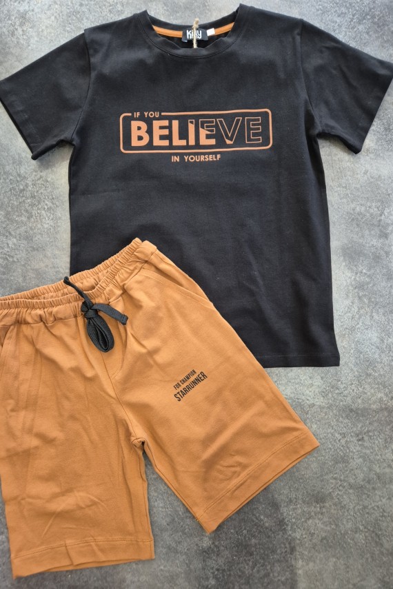 Killy design barna shortos szett 