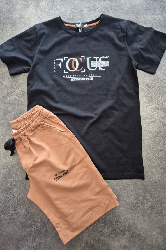 Killy design fekete-barna szett 