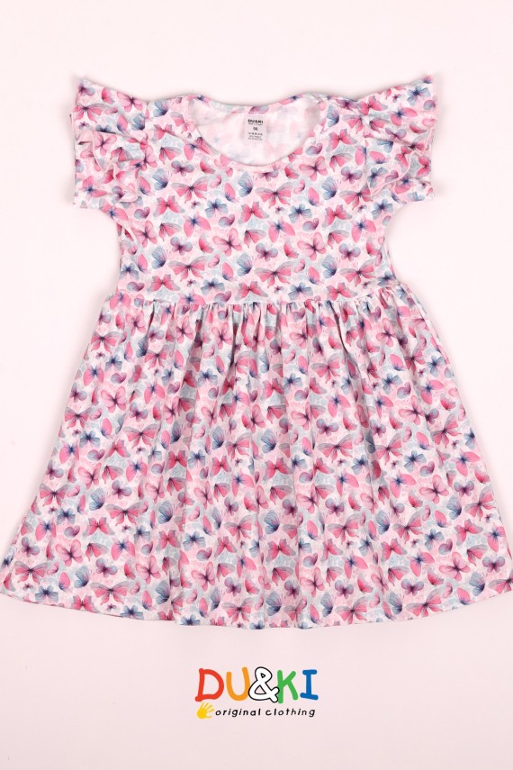 Du&ki Fiorella ruha rózsaszín pillangós 