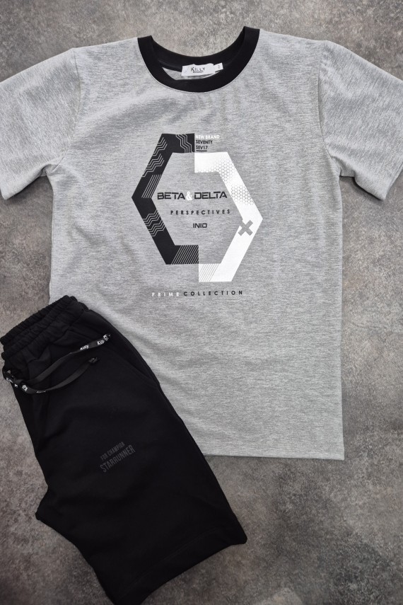 Killy design szürke-fekete szett 