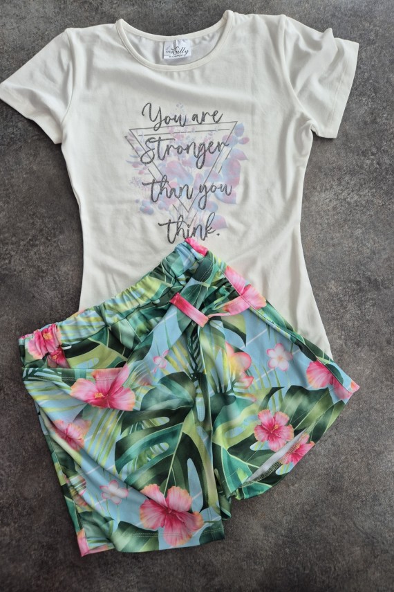 Killy design virágos shortos szett 