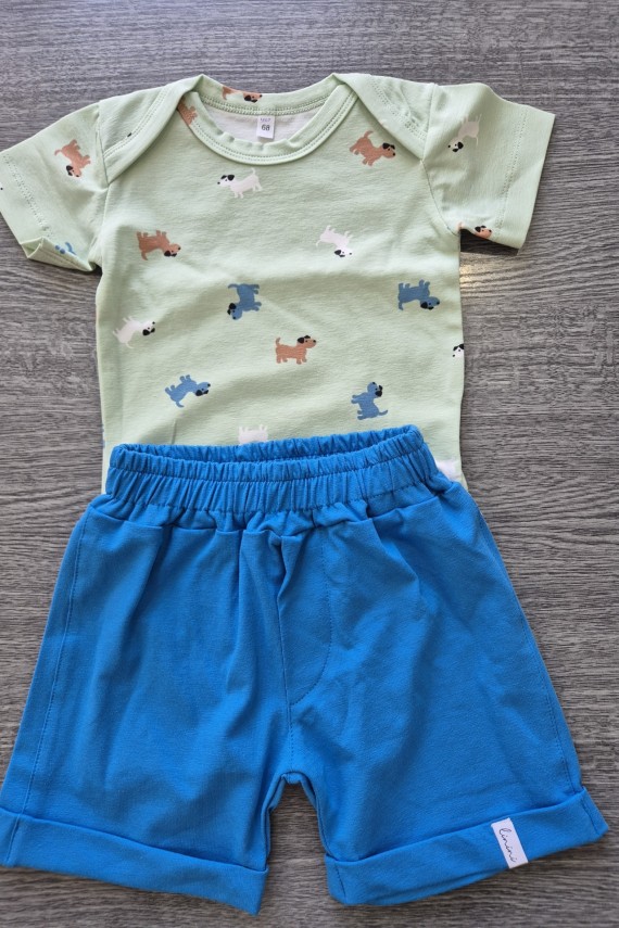 Linini kutyás bodys szett 