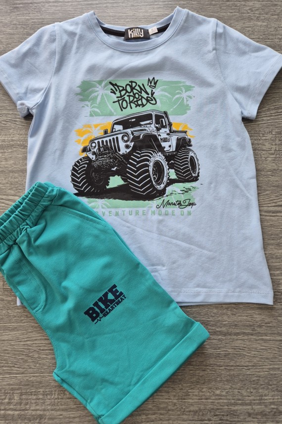 Killy design kék-türkiz szett