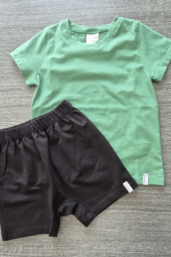 Linini zöld pólós nyári szett 