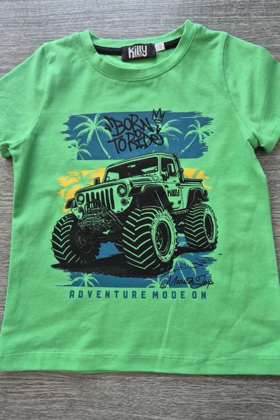 Killy design monster zöld póló 