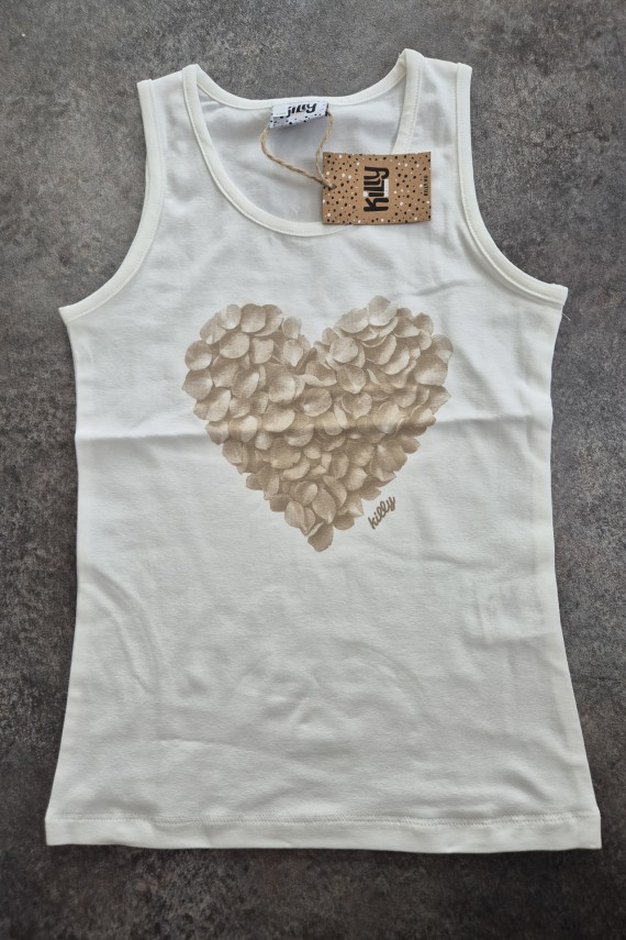 Killy design ekrü trikó 