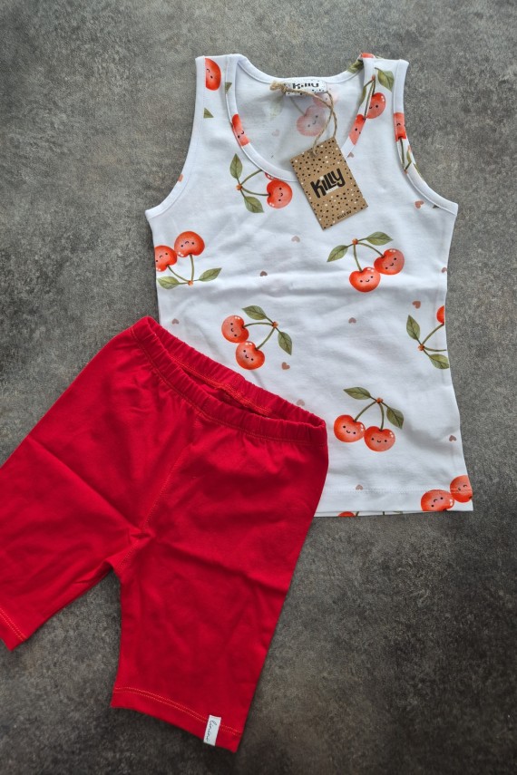 Killy design cseresznyés trikós szett 