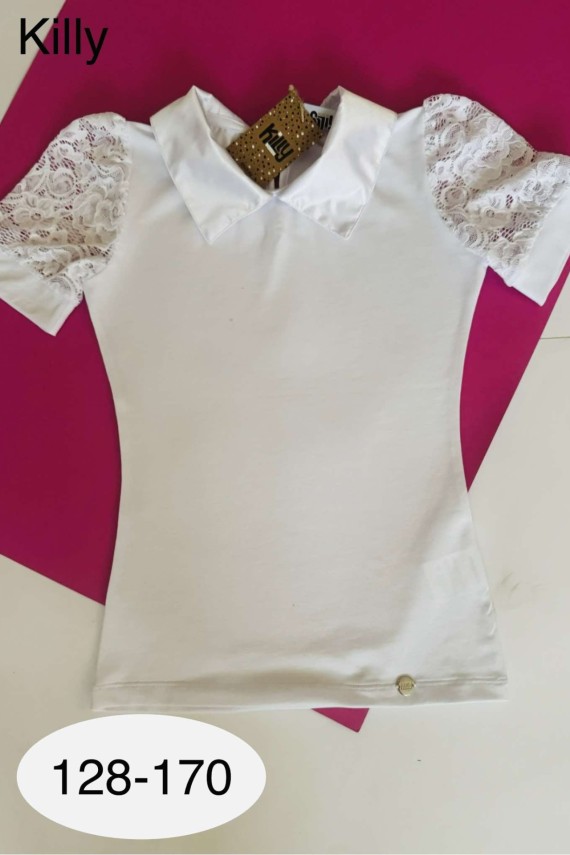 Killy design alkalmi gyönyörű fehér felső 