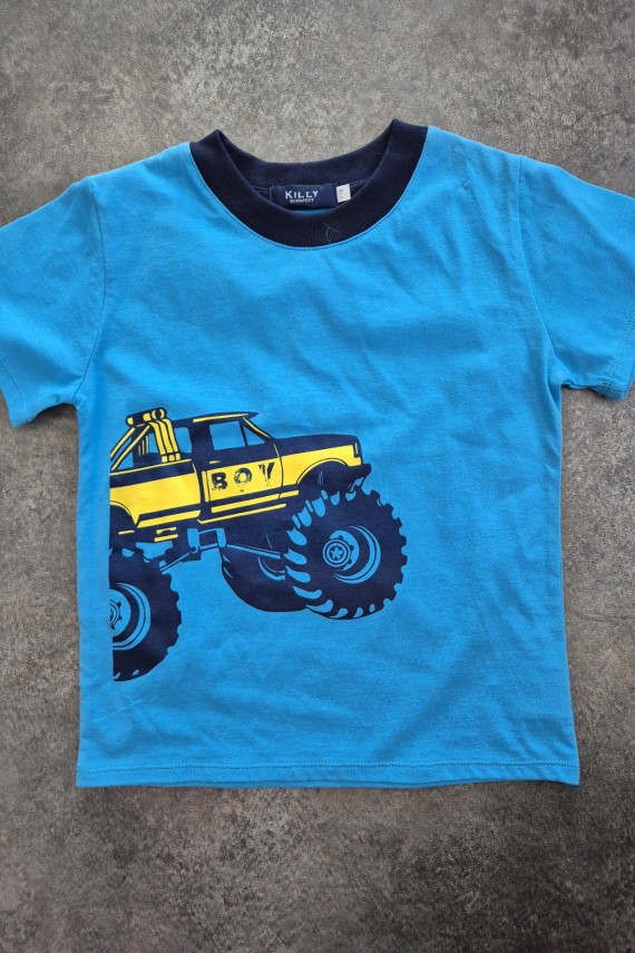 Killy design kék truck póló 