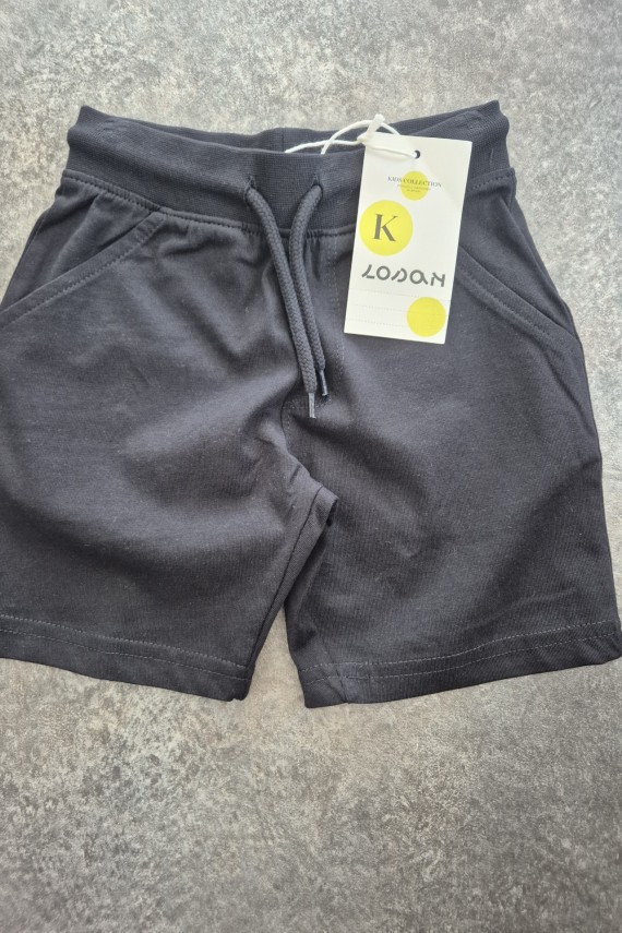 Losan fekete pamut short 