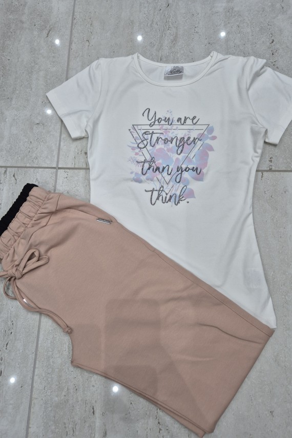 Killy design csinos bézs nadrágos szett 