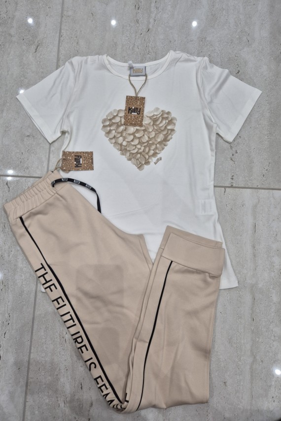 Killy design bézs nadrágos szett 