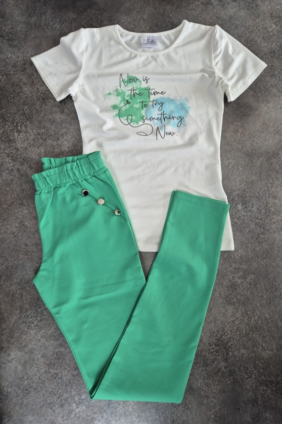 Killy design zöld nadrágos szett 