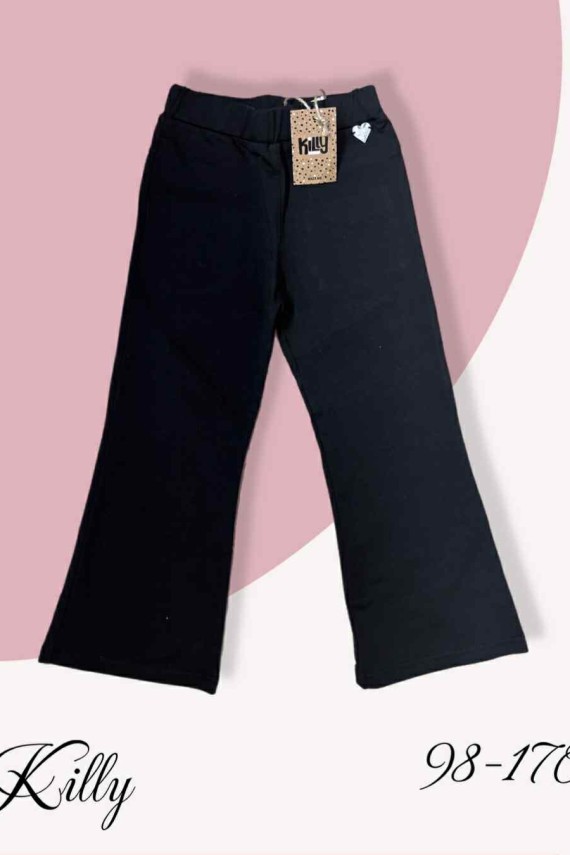 Killy design fekete trapéz nadrág ovisoknak 