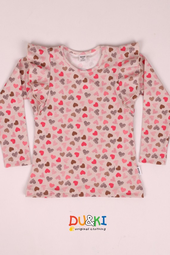 Du&ki LepkeLili hosszú ujjú felső Eperszív 