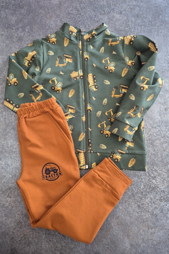 Killy design barna-khaki szett 