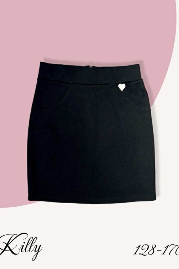 Killy design egyenes fazonú alkalmi szoknya 