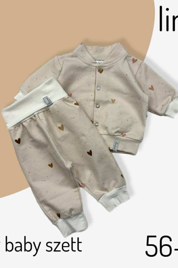 Linini szíves pocaknadrágos szett 