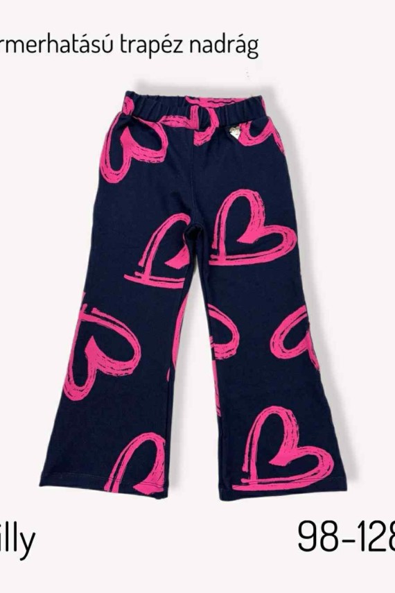 Killy design szíves farmerhatású bő nadrág 