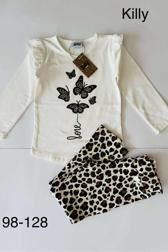 Killy design lepkés-leopárdos szett 