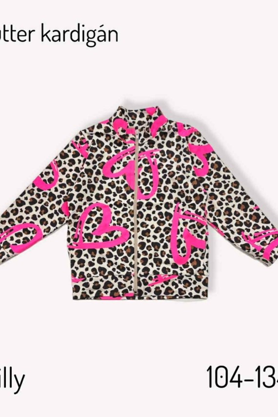 Killy design leopárd mintás kardigán 