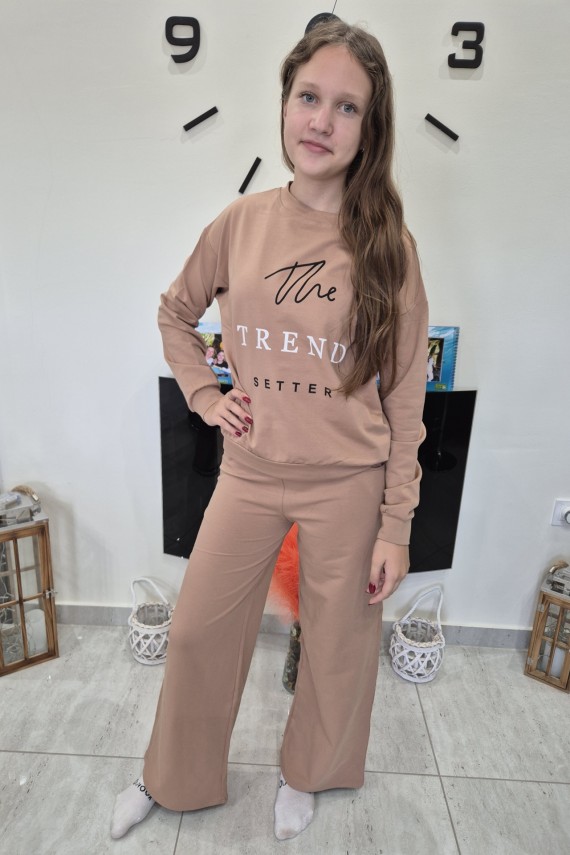 Killy design bő nadrágos barna szett 