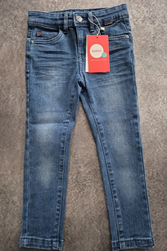 Boboli kék állítható derekú csinos farmer nadrág 