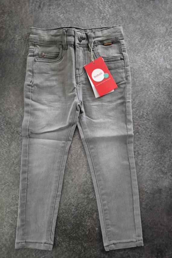 Boboli szürke állítható derekú csinos farmer nadrág 