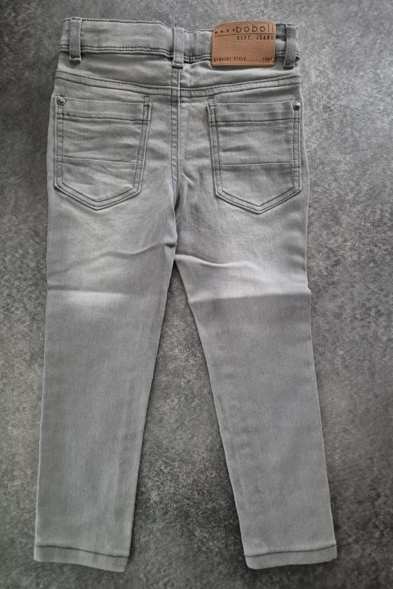 Boboli szürke állítható derekú csinos farmer nadrág 