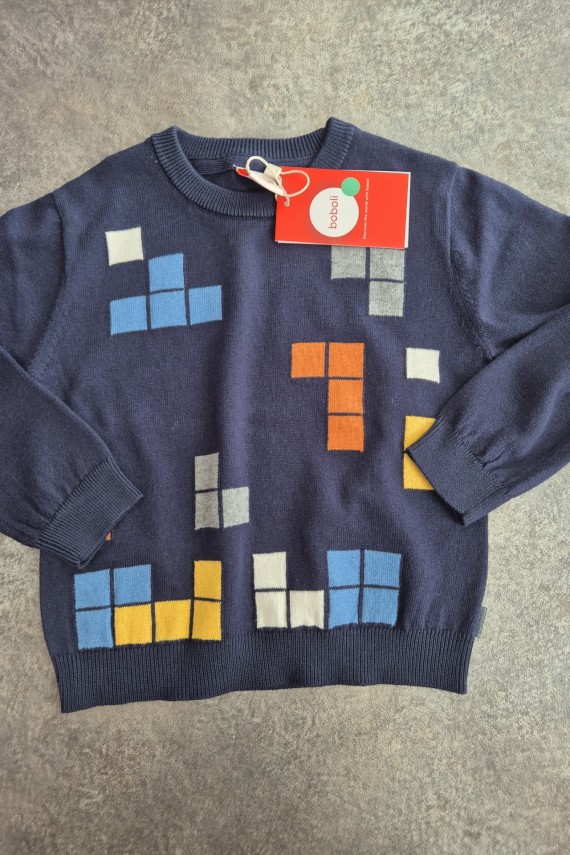 Boboli vékony kötött alkalmi pulóver 